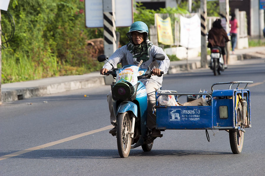 Homemade sidecar