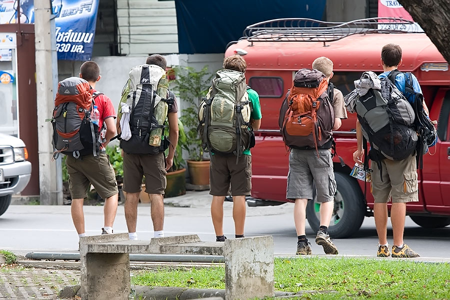 Backpackers in Chiang Mai