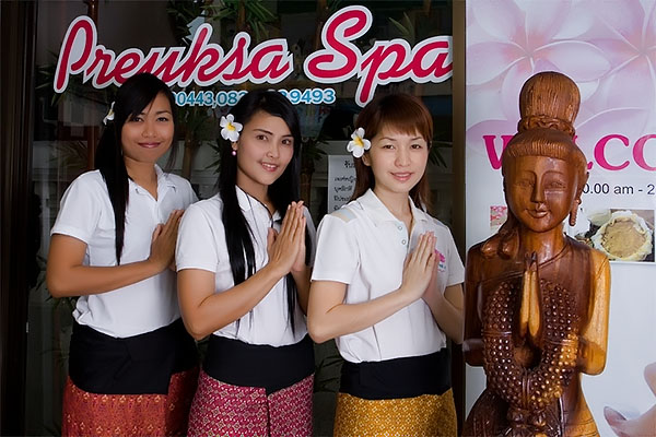Toy, Max and Yo Yoo at Preuksa Spa, Hat&nbsp;Yai