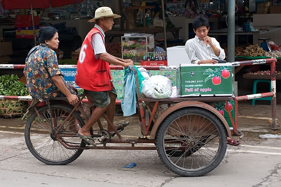 Bicycle taxi, Mae Sot