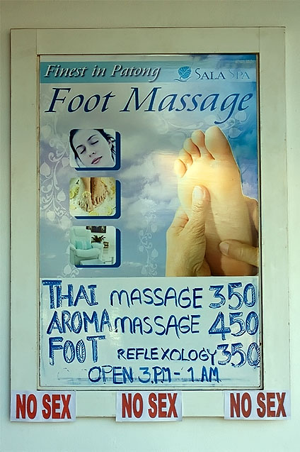 Extra services are not on offer everywhere in Thailand