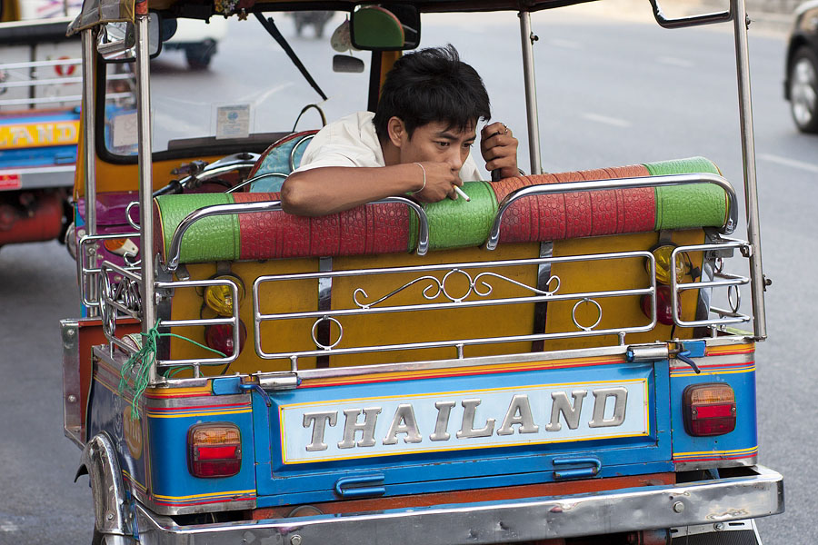 Some Bangkok tuk-tuk drivers are very pleasant people, but some aren't
