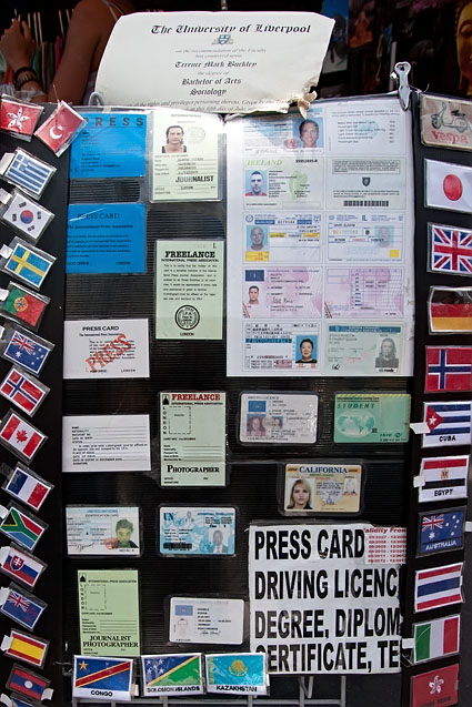 All kinds of fake documents available for sale in Bangkok