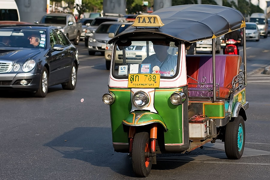 A Bangkok tuk-tuk