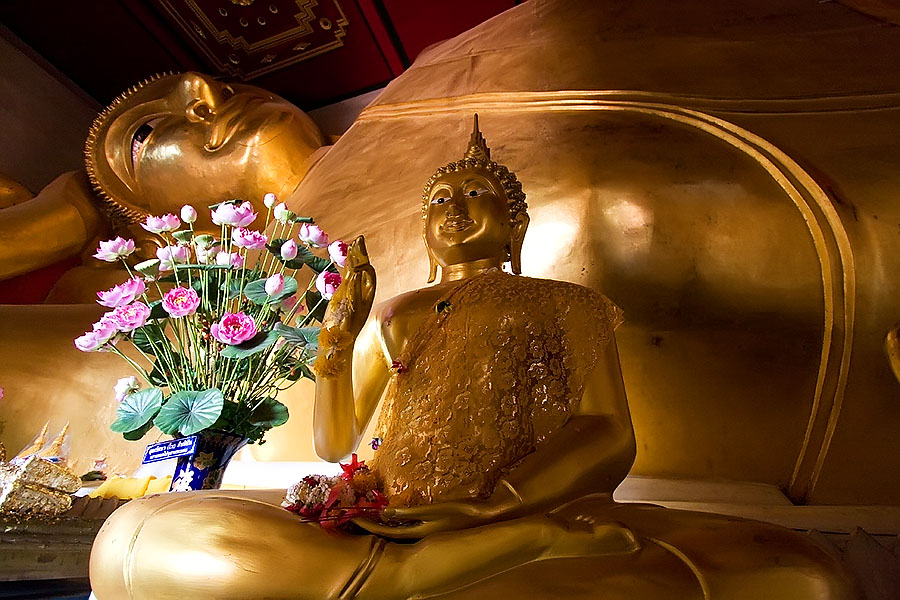 Reclining Buddha, Phetburi, Thailand