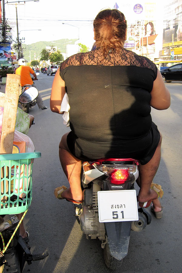 A common sight in the West, but very rare in Thailand