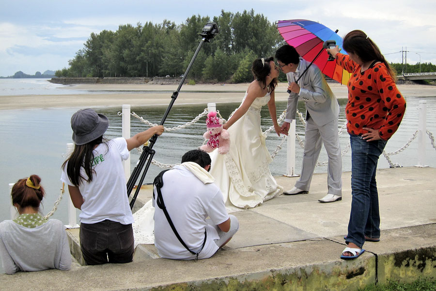 Wedding photographs, Anantara Si Kao Resort, Trang