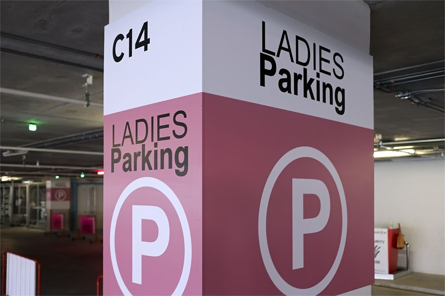 Ladies' parking