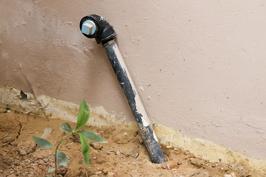 Termite treatment pipe