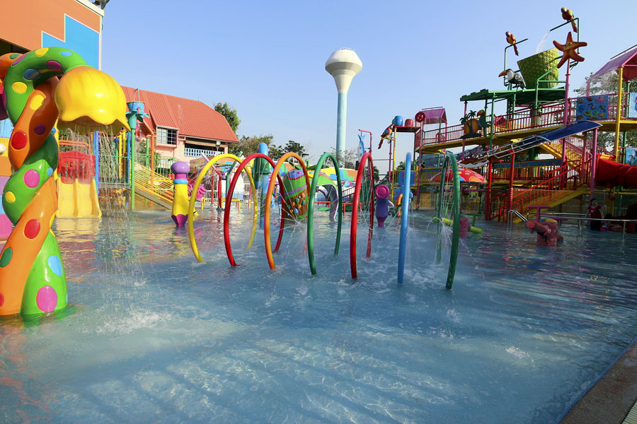 Water park at Dream World in Bangkok