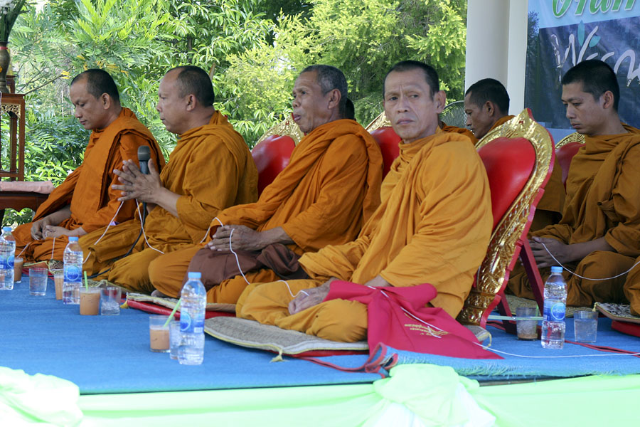Monks chanting