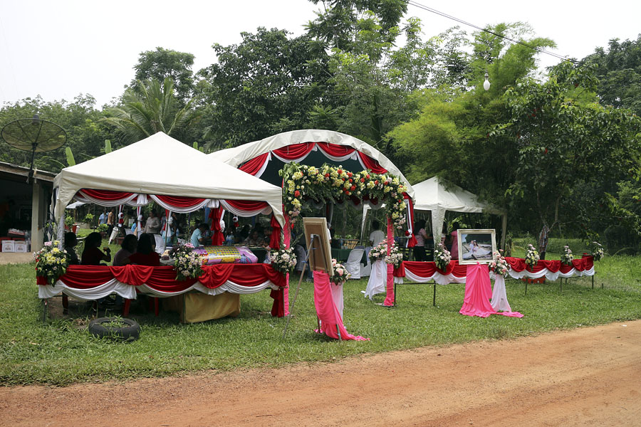 Thai rural wedding