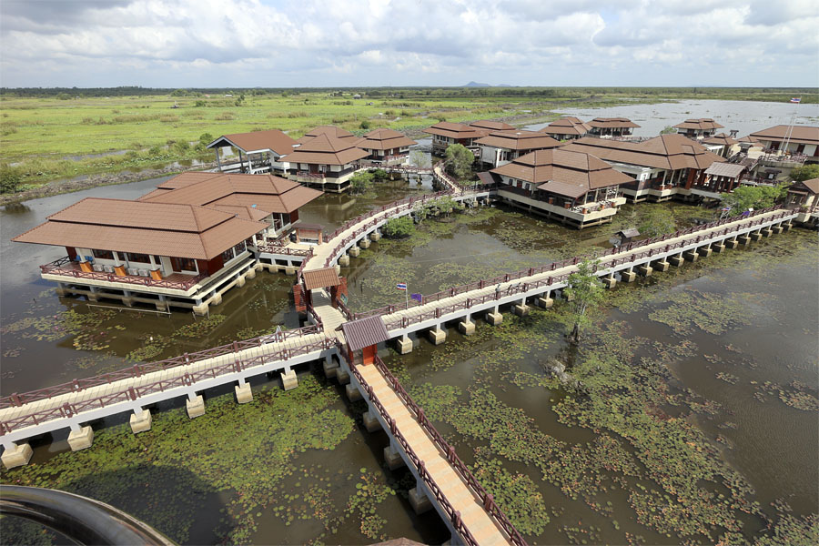The new visitor centre at Thale Noi