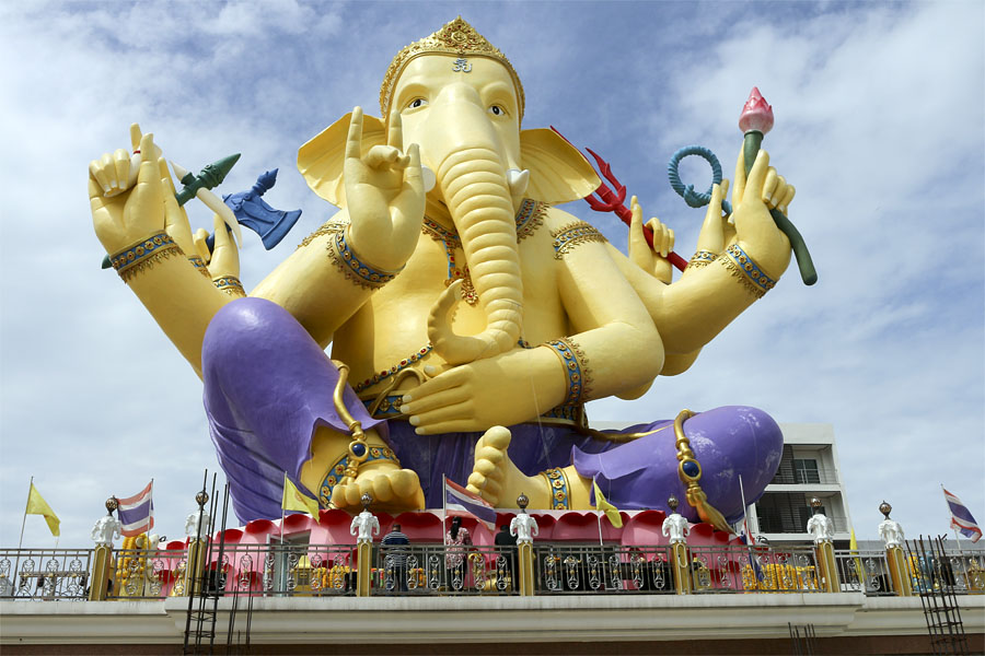 Hindu deity Ganesha in the Asian Cultural Village, Dannok