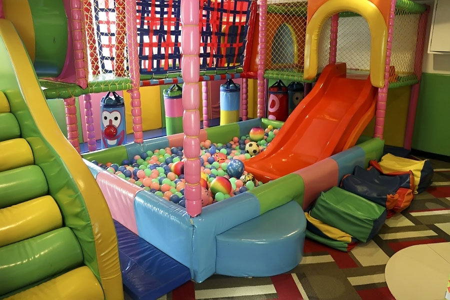 Kids' Club climbing activity at the Amari Hotel, Pattaya