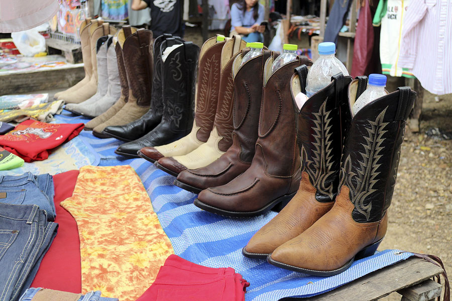 Cowboy boots, Yun Yong market, Hat Yai