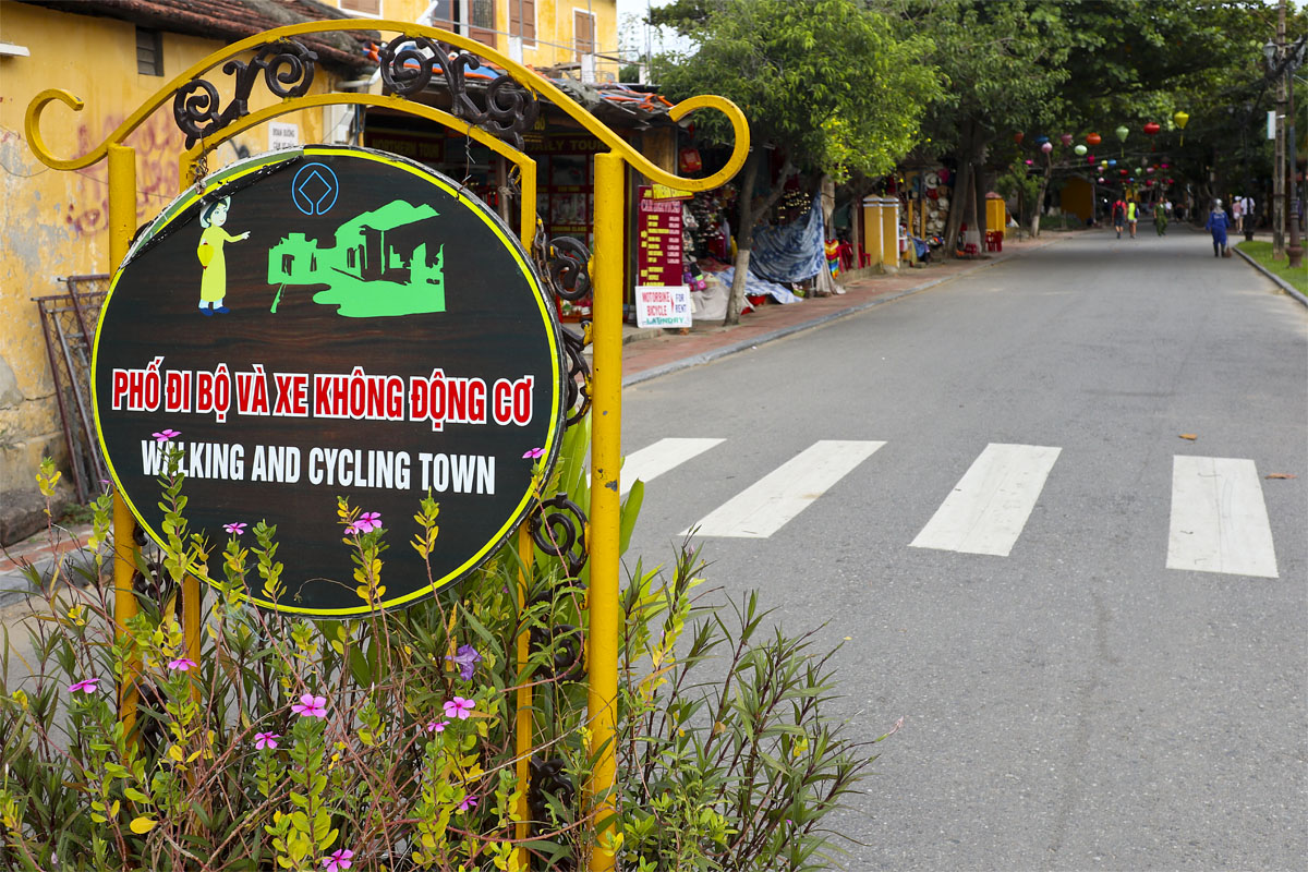 Walking and cycling town, Hoi An, Vietnam