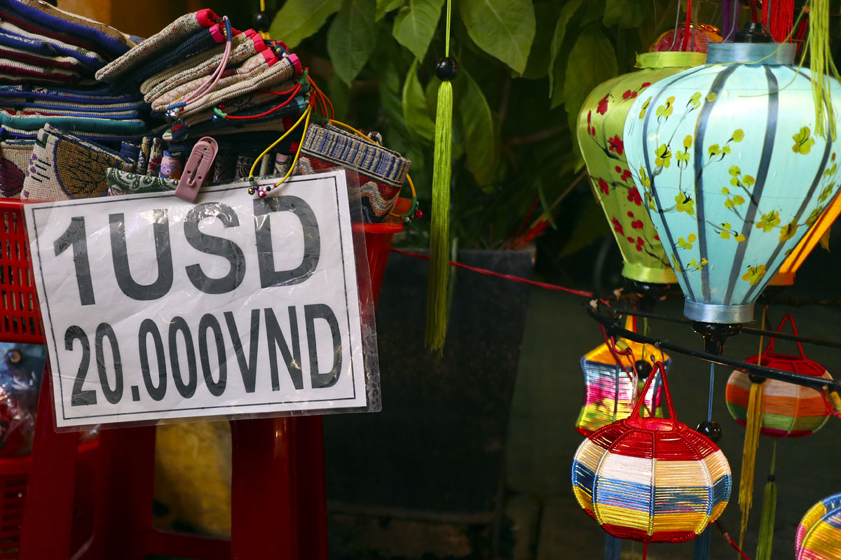 Fixed US dollar exchange rate in Vietnam