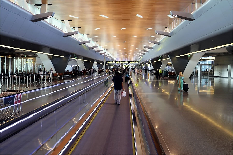Hamad International Airport in Qatar