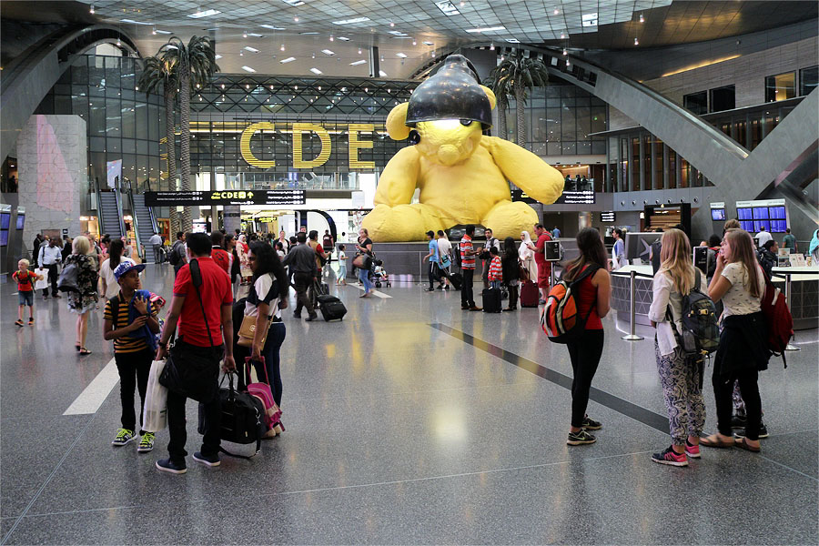 Hamad International Airport in Qatar