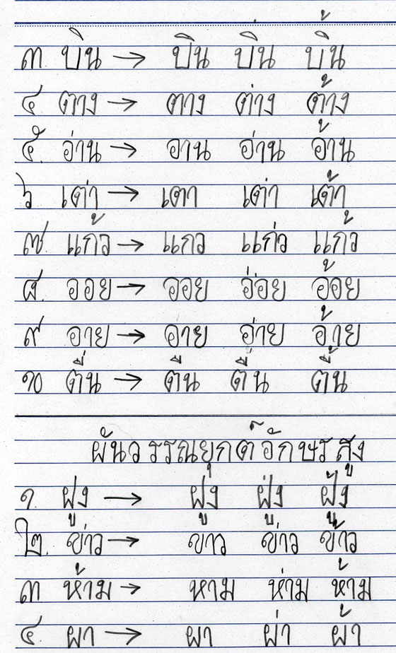 How Thais learn tones