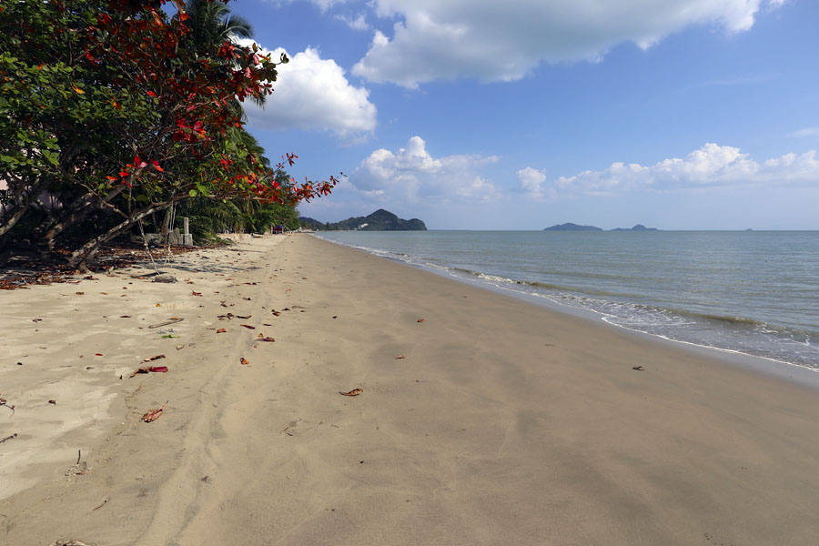 The beach at Pakbara in Satun province, southern Thailand