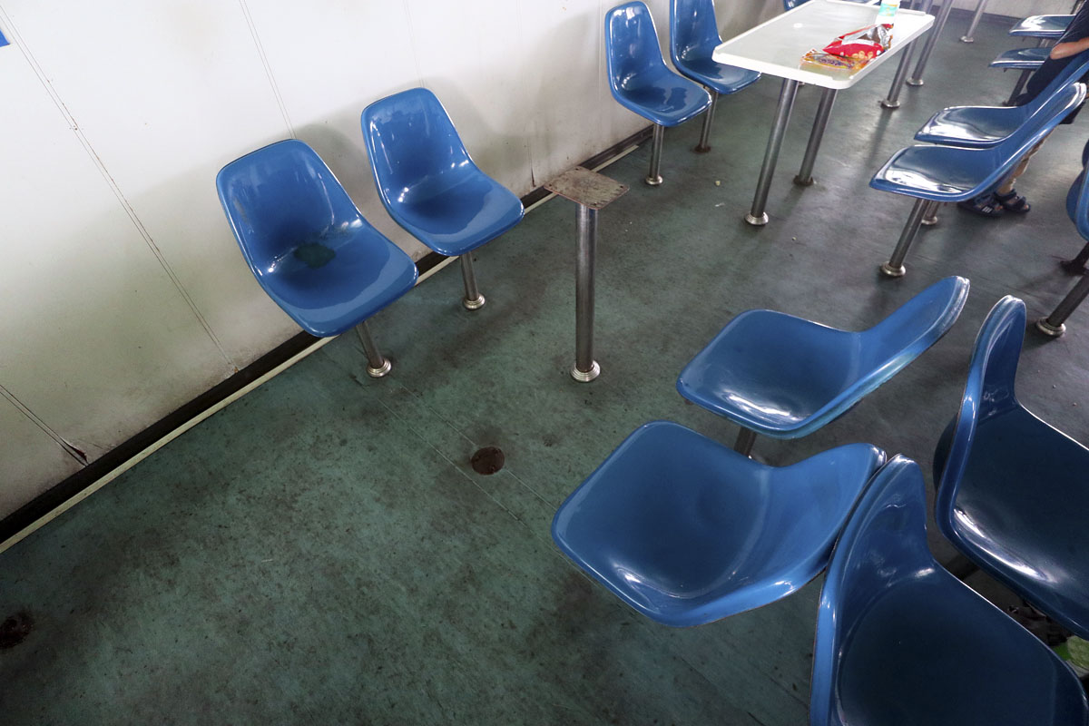 Raja ferry missing table