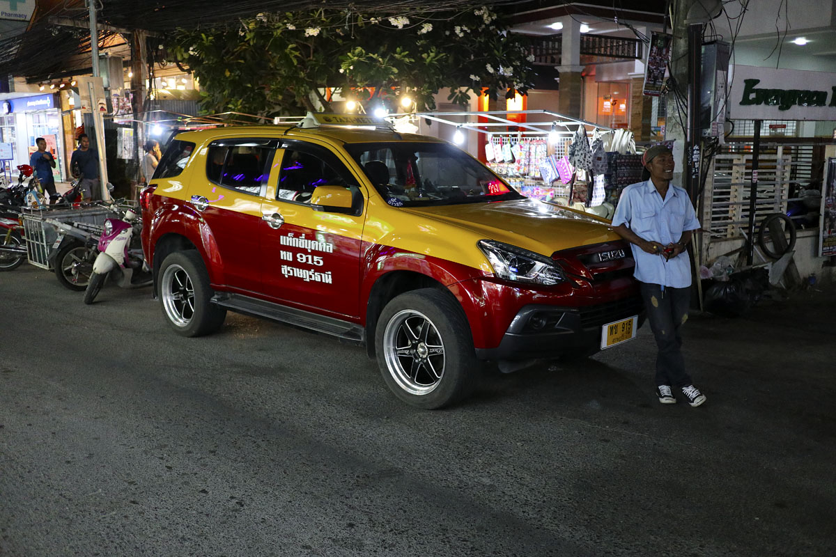 Taxi service, Chaweng, Samui