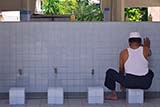Muslim ablutions before prayer time - Click for larger image