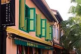 The classic Chinese shophouse architecture of Singapore - Click for larger image