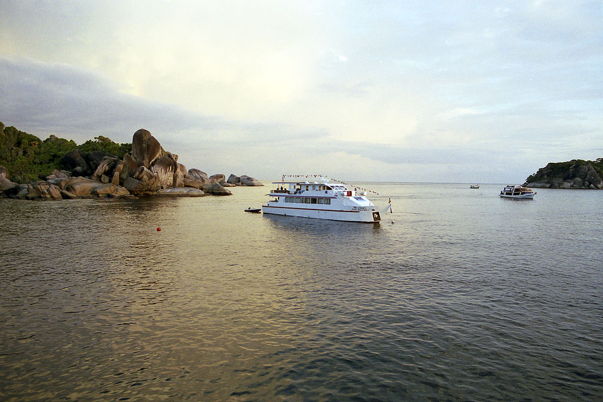 Visiting the Similan Islands, Thailand in 1996