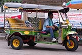 The ubiquitous tuk-tuk; this one is in Bangkok - Click for larger image