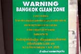 Bangkok clean zone  - Click for larger image