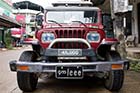 Jeep with Burmese plates, Mae Sot - Click for larger image
