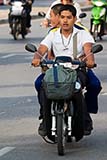 Crash helmets are for wimps - Click for larger image