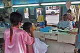 Having a haircut in Thailand - Click for larger image