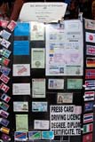 Fake degrees and other documents openly for sale in Bangkok's backpacker district - Click for larger image
