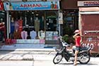 Indian tailor shop in Thailand - Click for larger image