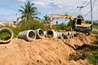 Ongoing construction work in Bang Niang - Click for larger image