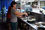 Delicious, freshly cooked food is available everywhere in Thailand for ridiculously cheap prices - Click for larger image