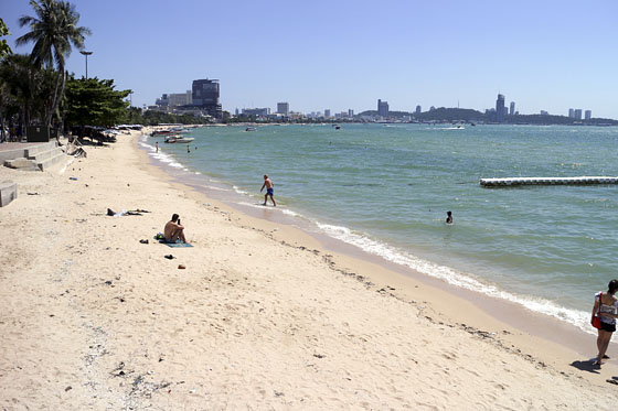 The beach at North Pattaya