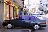 Blocked pavements are normal in Thailand - Click for larger image