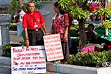 Bangkok protests in 2010 when the Red Shirts were protesting against Abhisit - Click for larger image