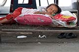 Sleeping under the railway bridge - Click for larger image Sleeping under the railway bridge - Click for larger image