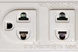 Power sockets in Thailand - Click for larger image