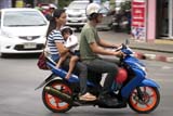 Three on a bike - Click for larger image