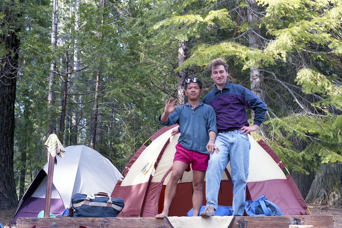 Tree planting expedition in Sequoia National Park
